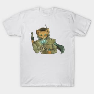 Steampunk Space Pirate Fox T-Shirt